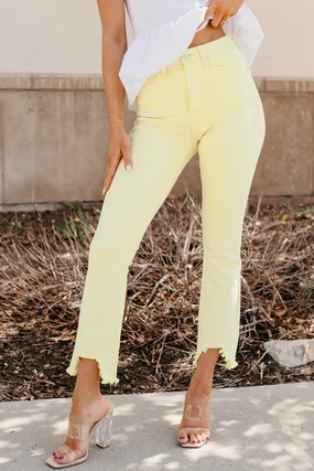 Brad Tummy Control Kick Flare Saige Jeans (Yellow) Brad Tummy Control Kick Flare Saige Jeans (Yellow)