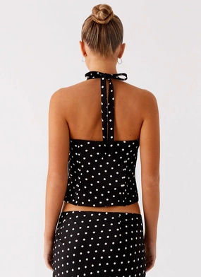 Breanne Top - Black Polka Dot Breanne Top - Black Polka Dot