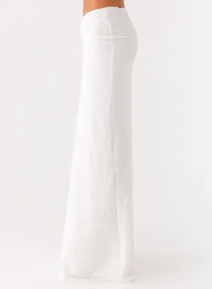 Briene Maxi Skirt - White Briene Maxi Skirt - White