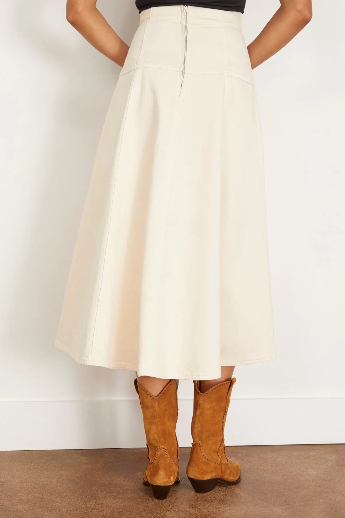 Brigette Skirt in Pearled Cowrie