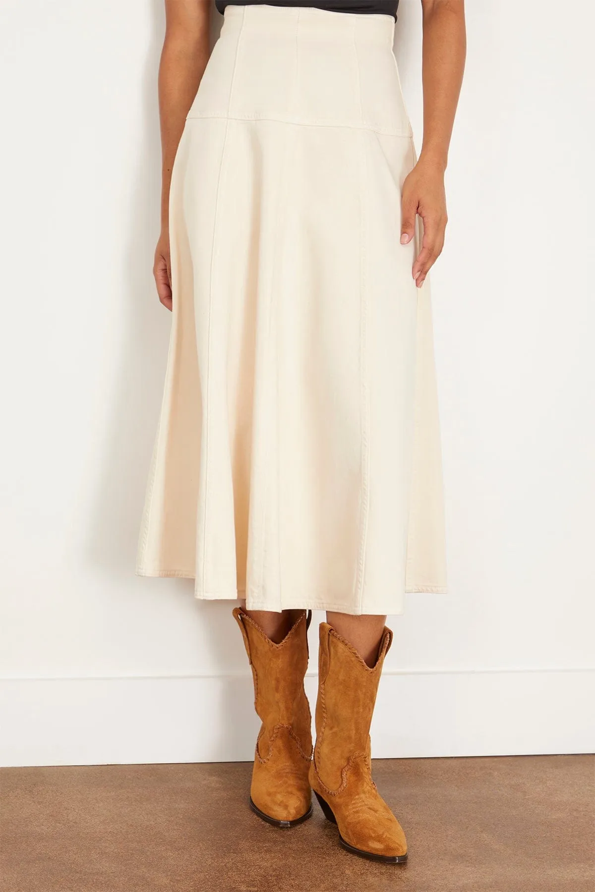 Brigette Skirt in Pearled Cowrie