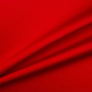 Bright Red Double Faced Duchess Satin & Mikado