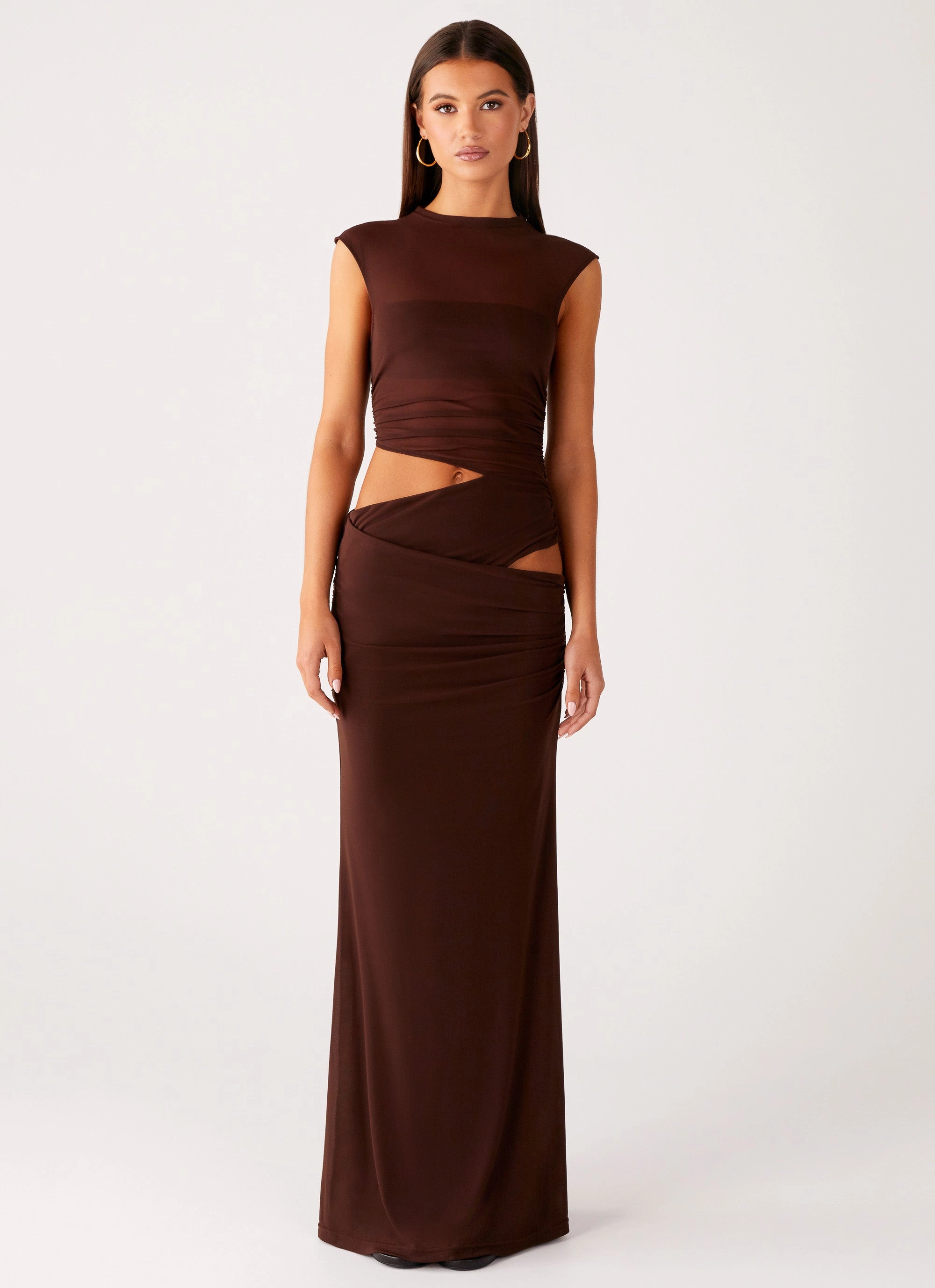 Briony Maxi Dress - Cool Chocolate