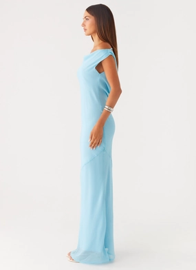 Brittany Chiffon Maxi Dress - Turquoise Brittany Chiffon Maxi Dress - Turquoise
