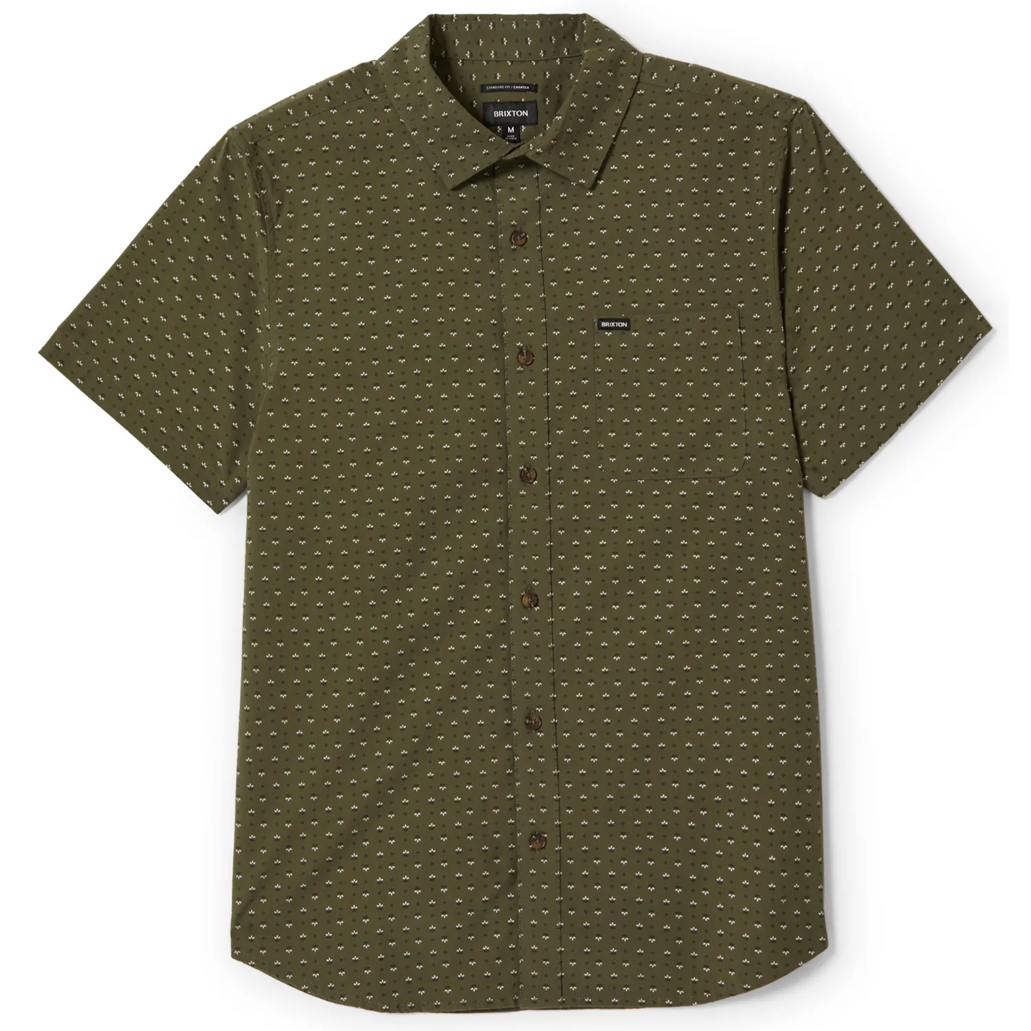Brixton Charter Print S/S Woven Button Up Shirt - Men's