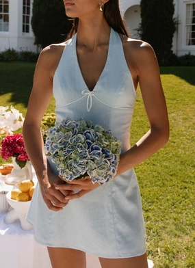 Bronte Mini Dress - Blue Bronte Mini Dress - Blue