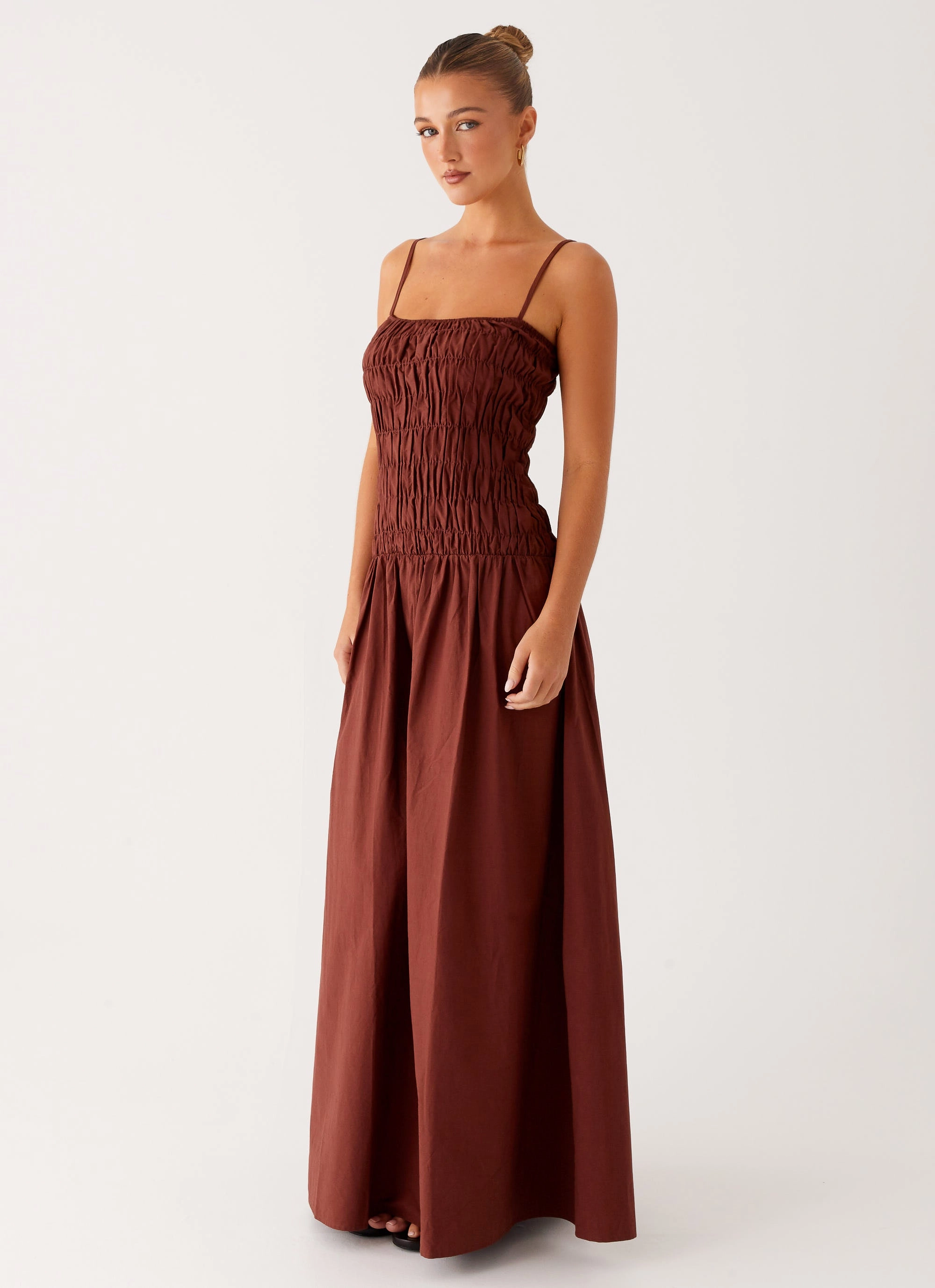 Brooke Maxi Dress - Chocolate