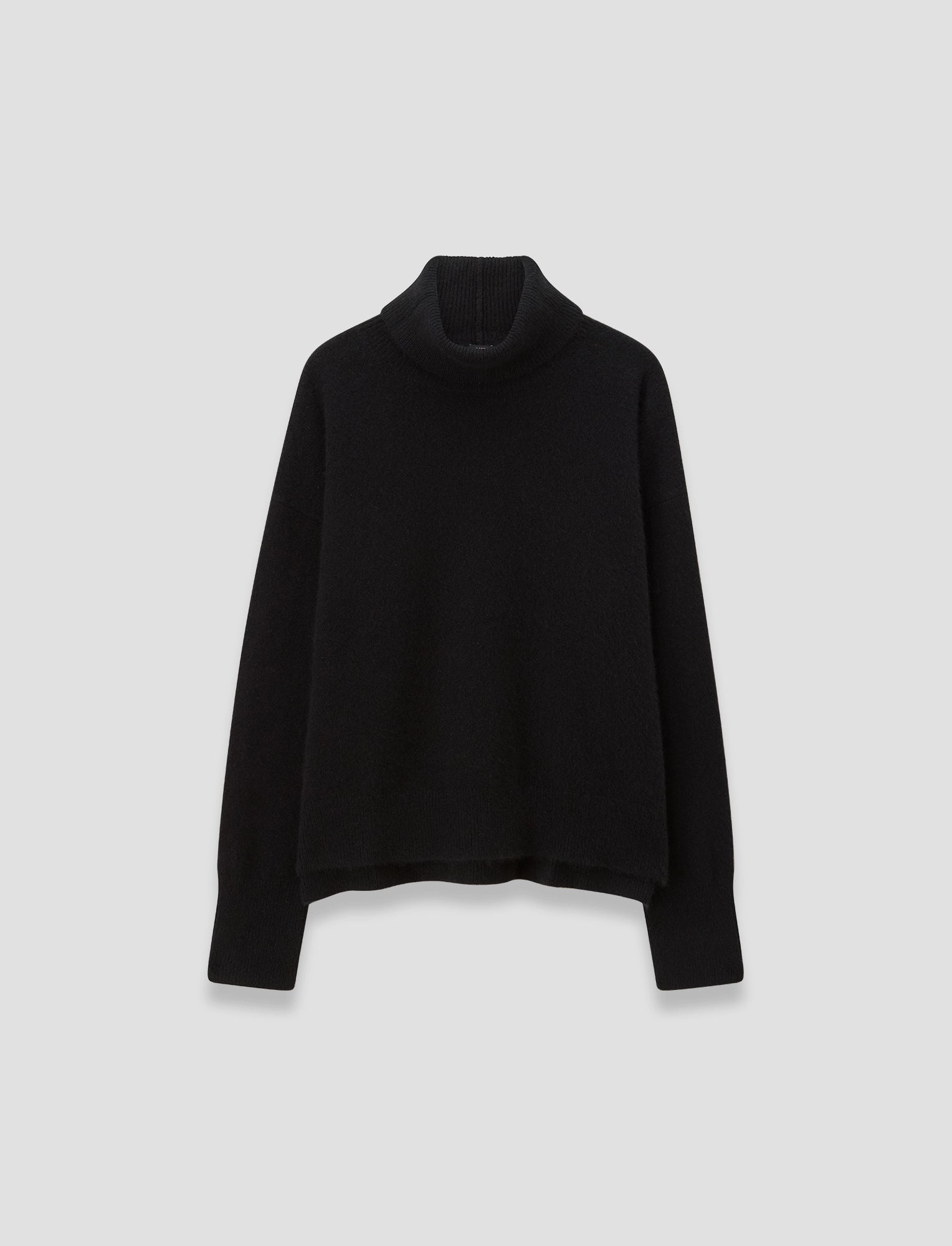 Brushed Cashmere High Neck Jumper