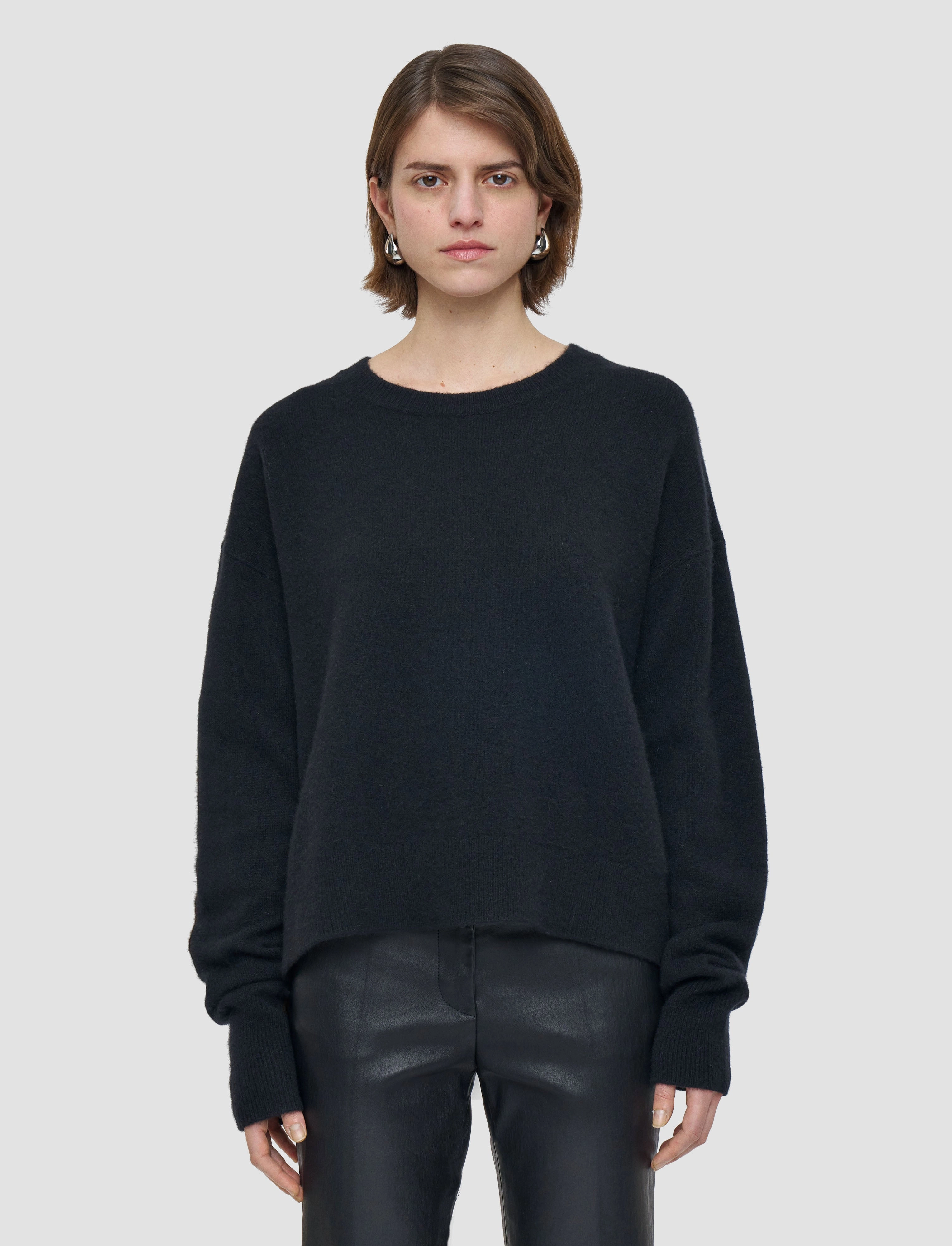 Brushed Cashmere Round Neck Jumper