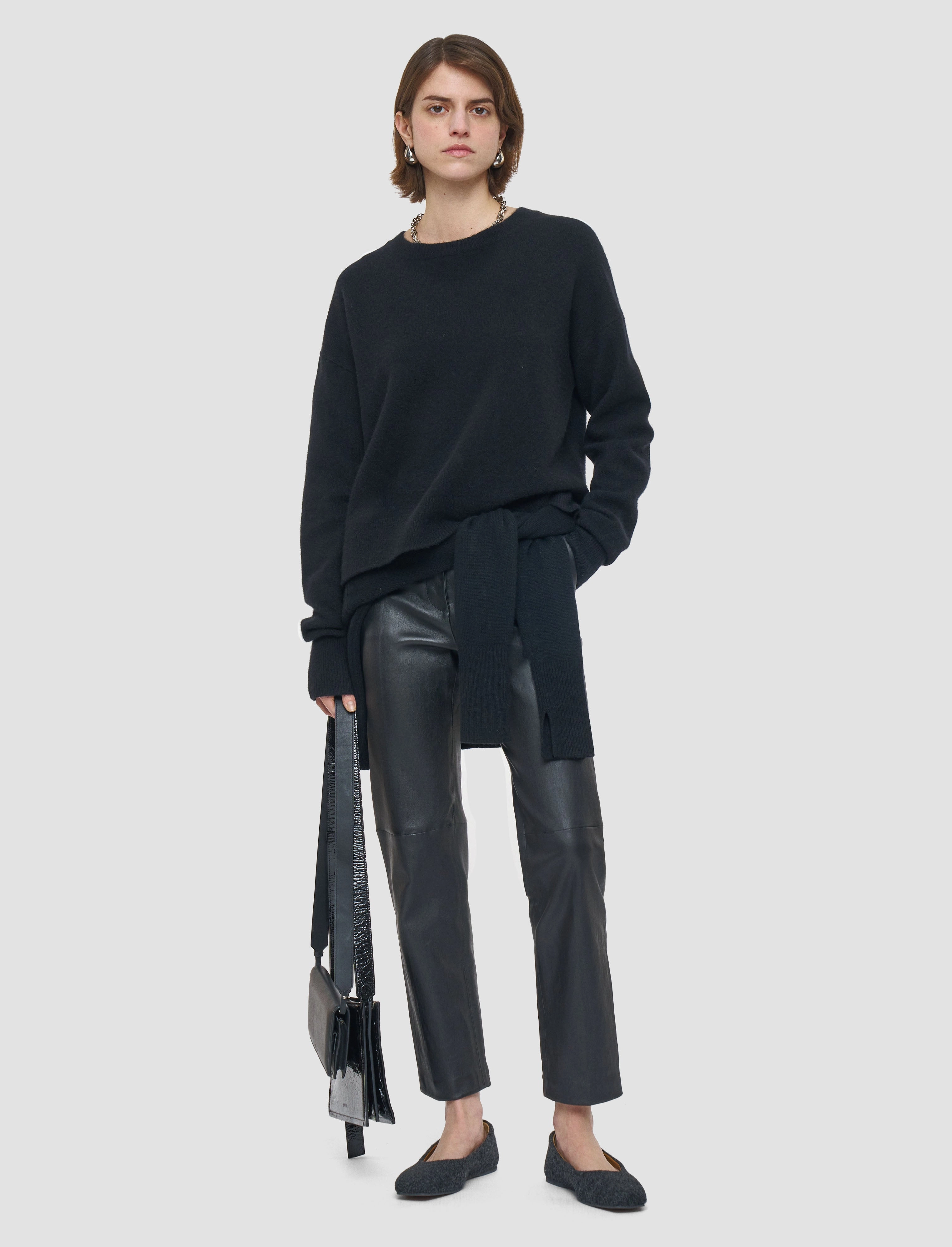 Brushed Cashmere Round Neck Jumper