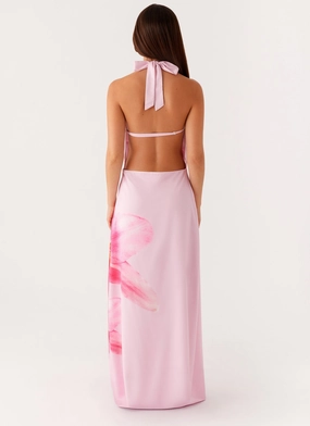 Bryony Cowl Maxi Dress - Pink Bryony Cowl Maxi Dress - Pink