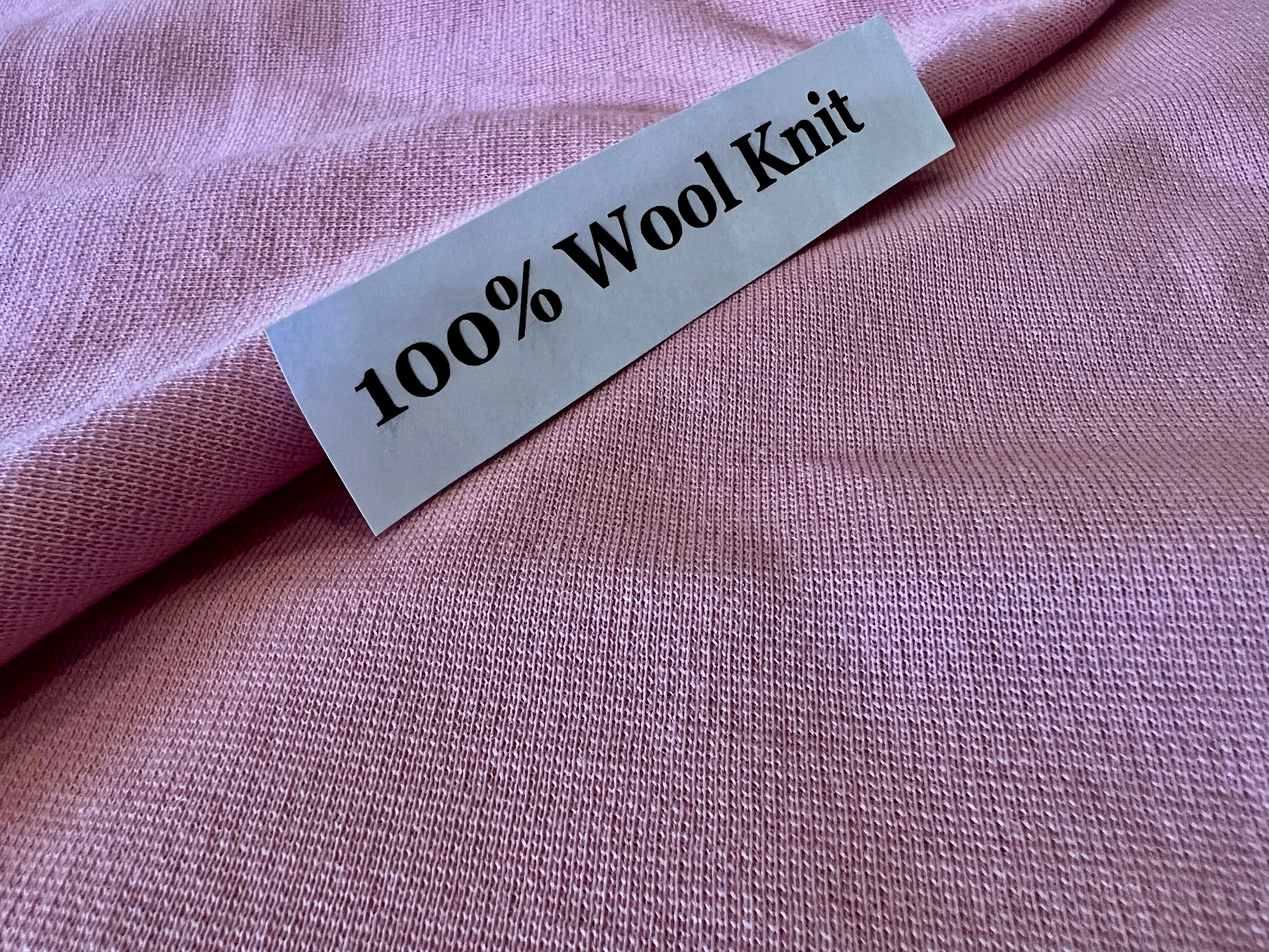 Bubblegum Pink 100% Wool Double  Knit 50% Off!!!!    1/4 Metre Price