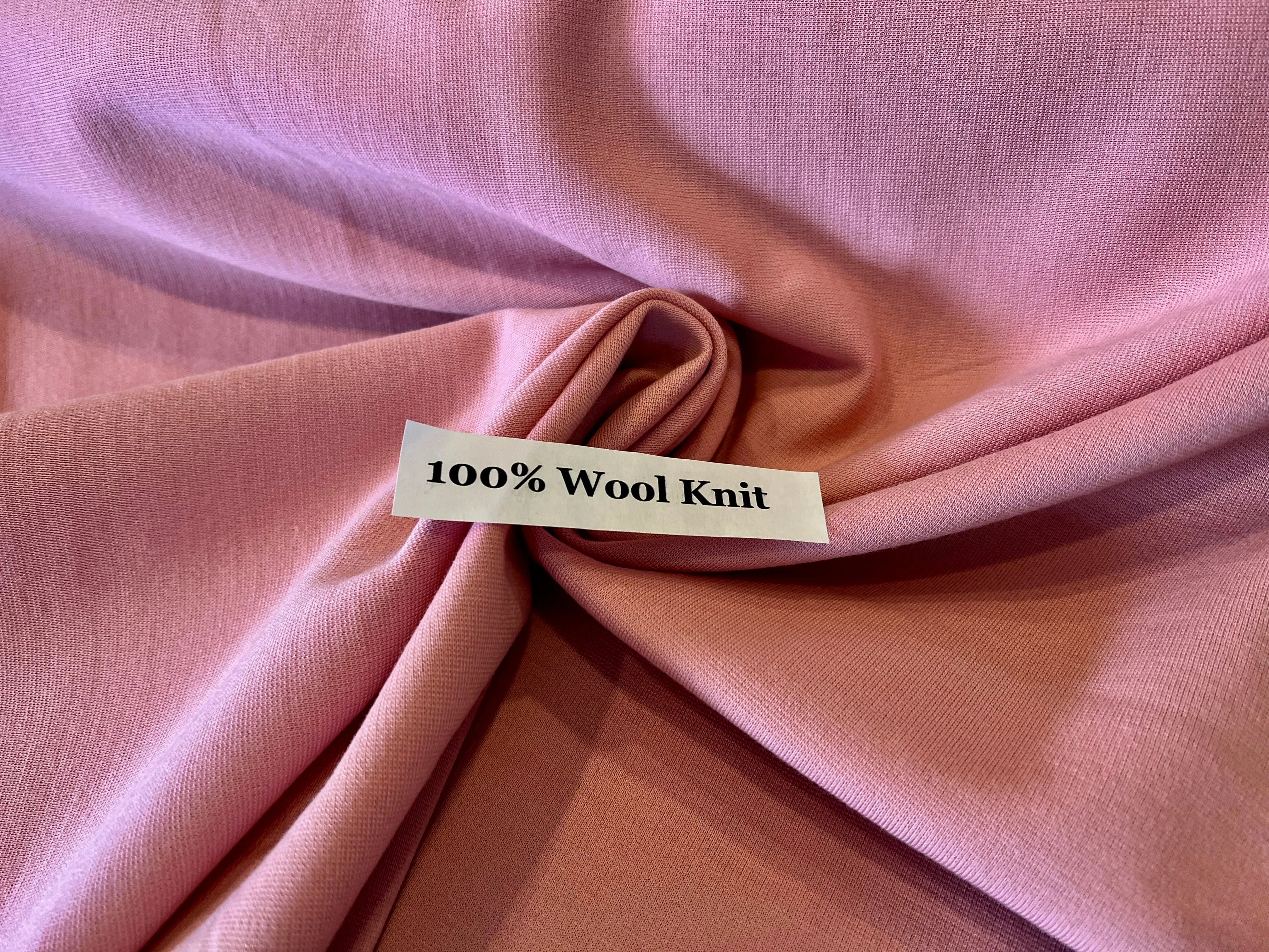 Bubblegum Pink 100% Wool Double  Knit 50% Off!!!!    1/4 Metre Price
