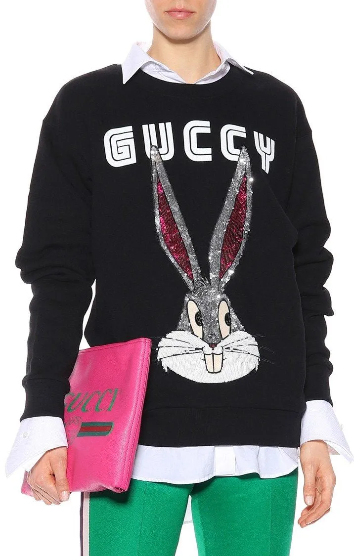 Bugs Bunny Embellished Cotton Sweatshirt