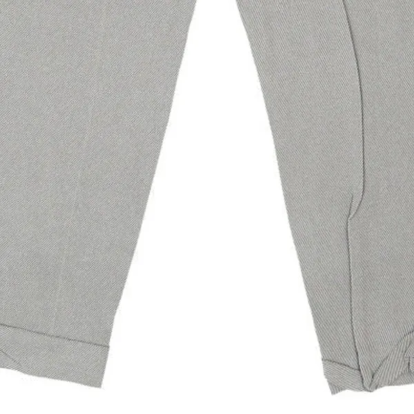 Burberry Trousers - 26W UK 8 Grey Viscose