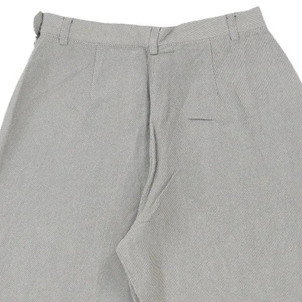 Burberry Trousers - 26W UK 8 Grey Viscose