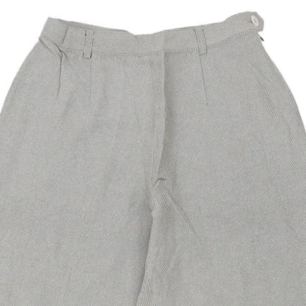 Burberry Trousers - 26W UK 8 Grey Viscose