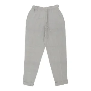 Burberry Trousers - 26W UK 8 Grey Viscose