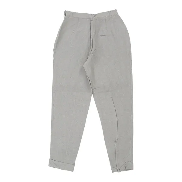 Burberry Trousers - 26W UK 8 Grey Viscose
