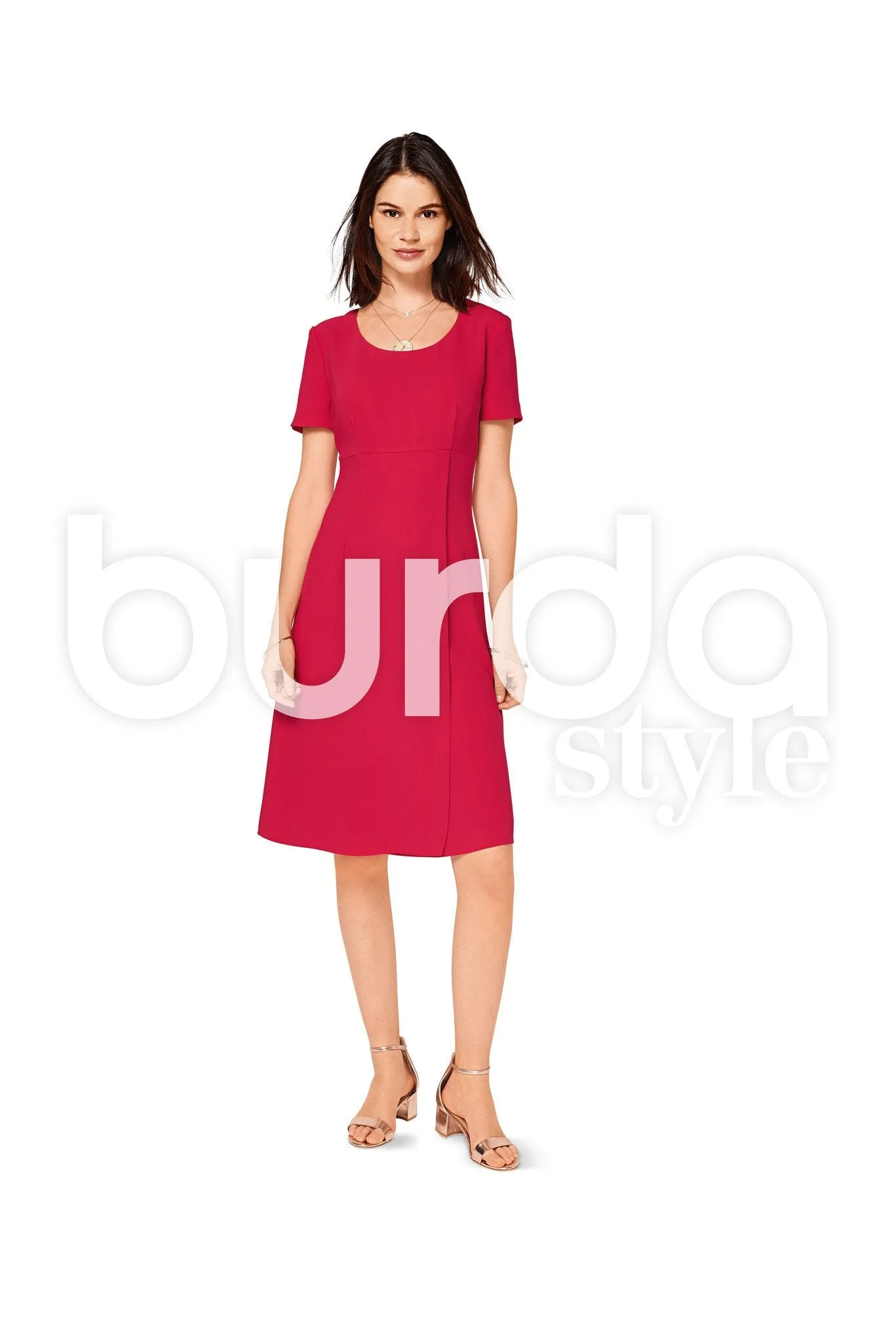 Burda Style Pattern BD6496 Misses' High Waist Dress