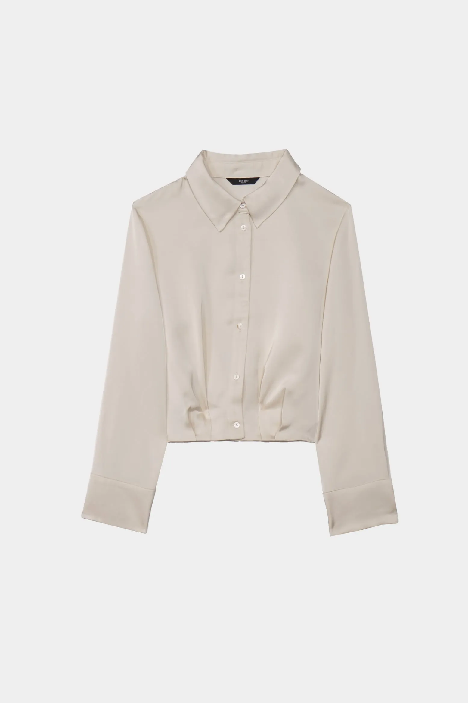 Button Down Satin Shirt
