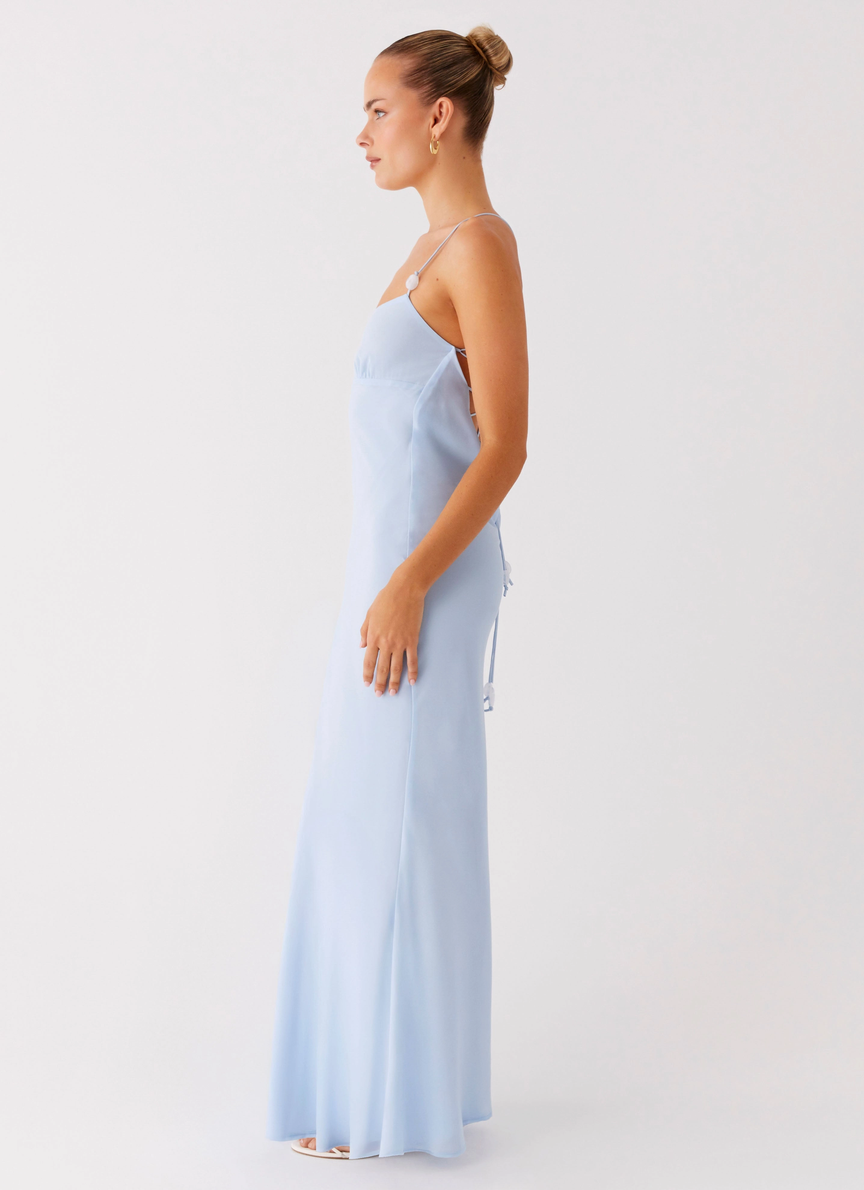 Cabello Maxi Dress - Pale Blue