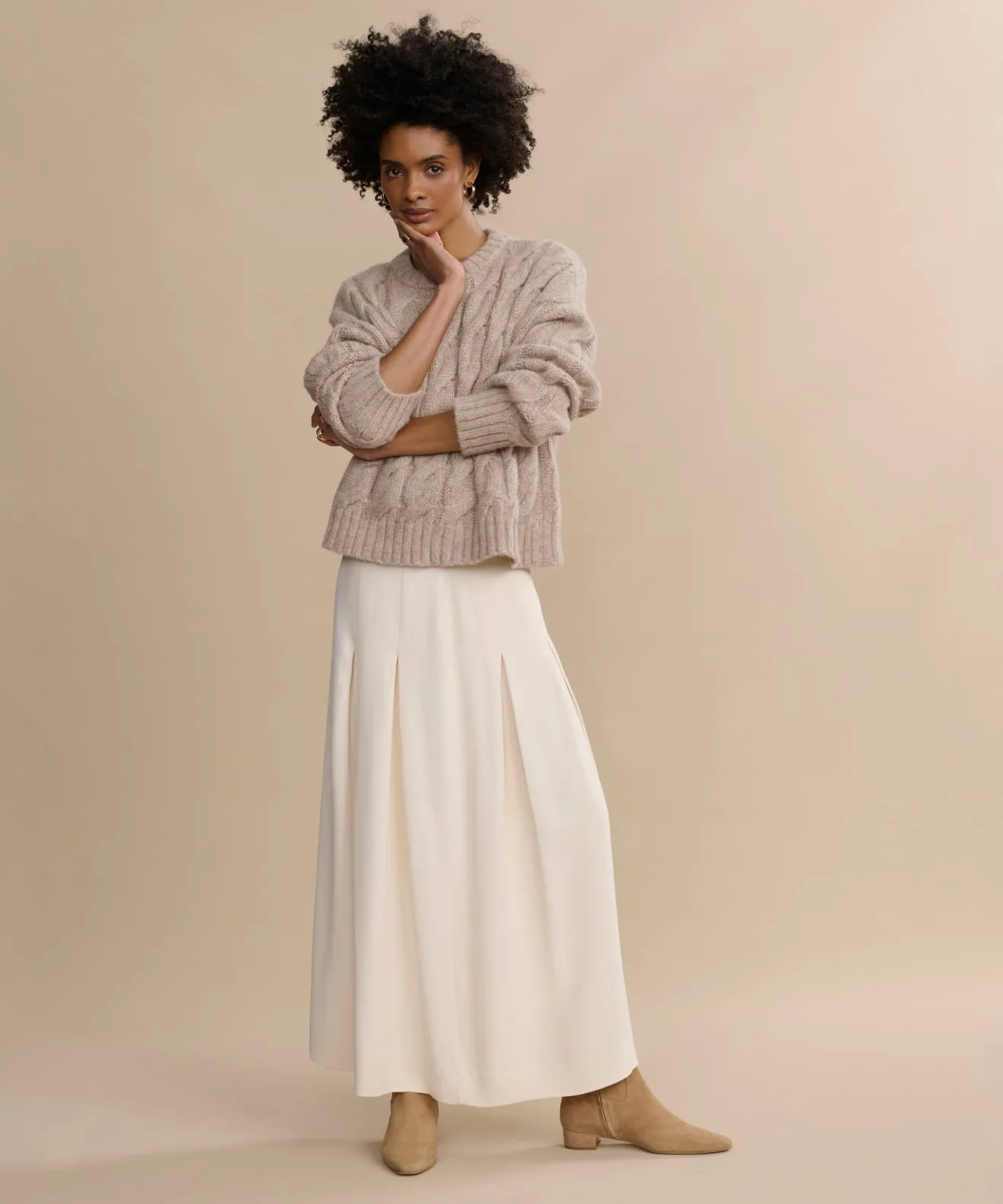 Cable Serena Crewneck