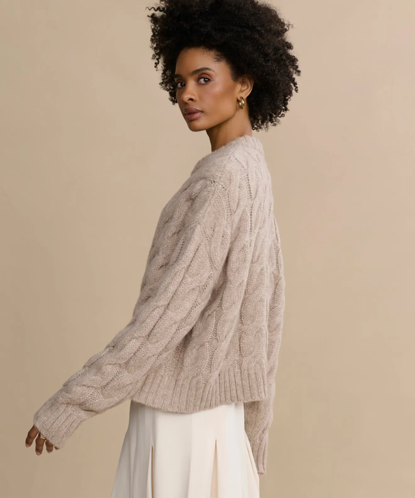 Cable Serena Crewneck