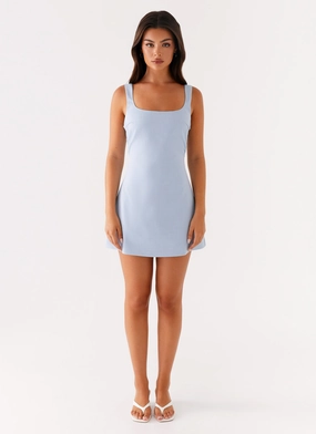 Caia Mini Dress - Blue Caia Mini Dress - Blue
