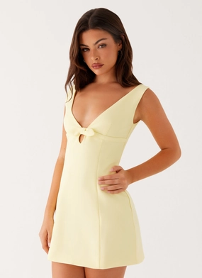Caitlin Mini Dress - Yellow Caitlin Mini Dress - Yellow