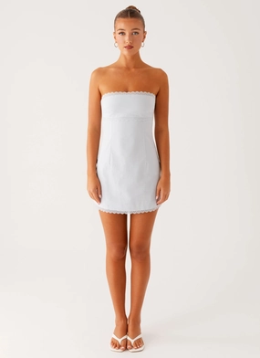 Cala Mini Dress - Blue Cala Mini Dress - Blue
