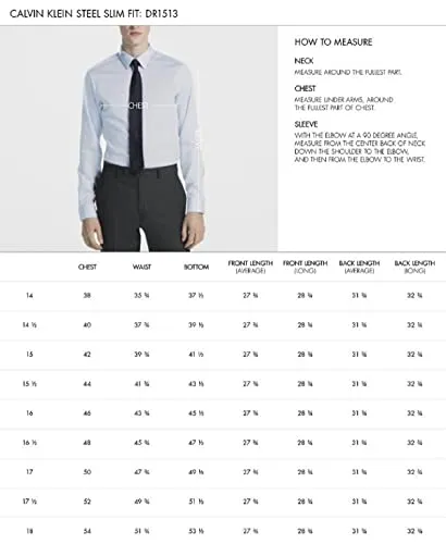 Calvin Klein Men's Non Iron Stretch Slim Fit Unsolid Solid Dress Shirt Shirt, Soft Lilac, 16.5" Neck 36-37" Sleeve