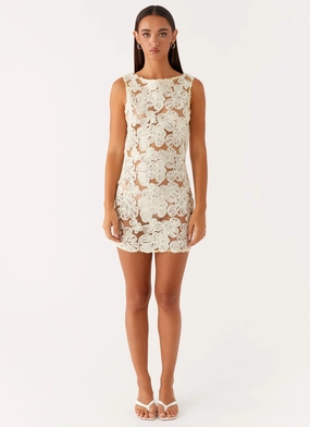 Candace Mini Dress - Yellow Candace Mini Dress - Yellow