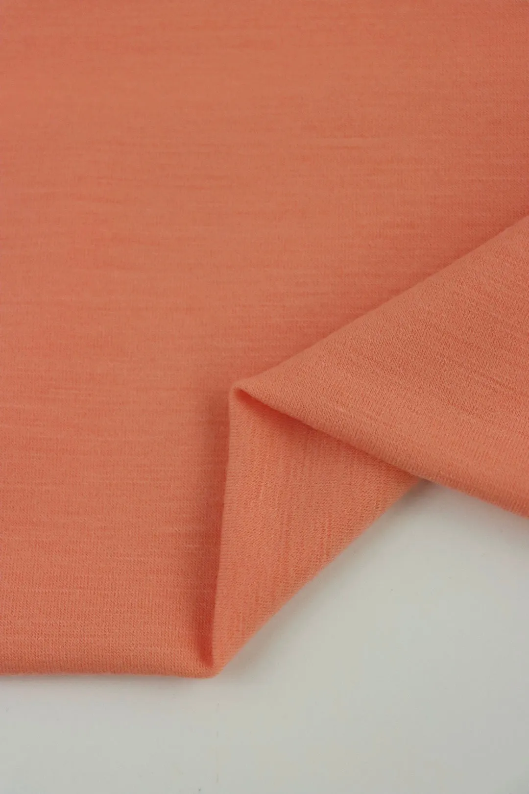 Cantaloupe Galway Wool Spandex Jersey Knit | By The Half Yard