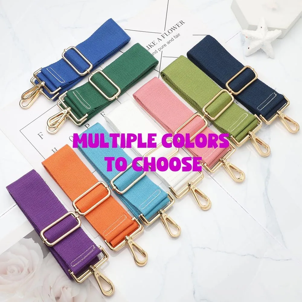 Canvas Bag Strap for Bogg Bag Accessories, 2" Width 28-52" Length Adjustable Canvas Strap for Beach Bag