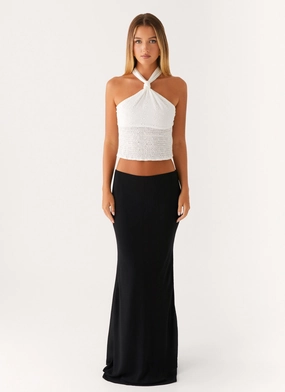 Canyon Chiffon Maxi Skirt - Black Canyon Chiffon Maxi Skirt - Black