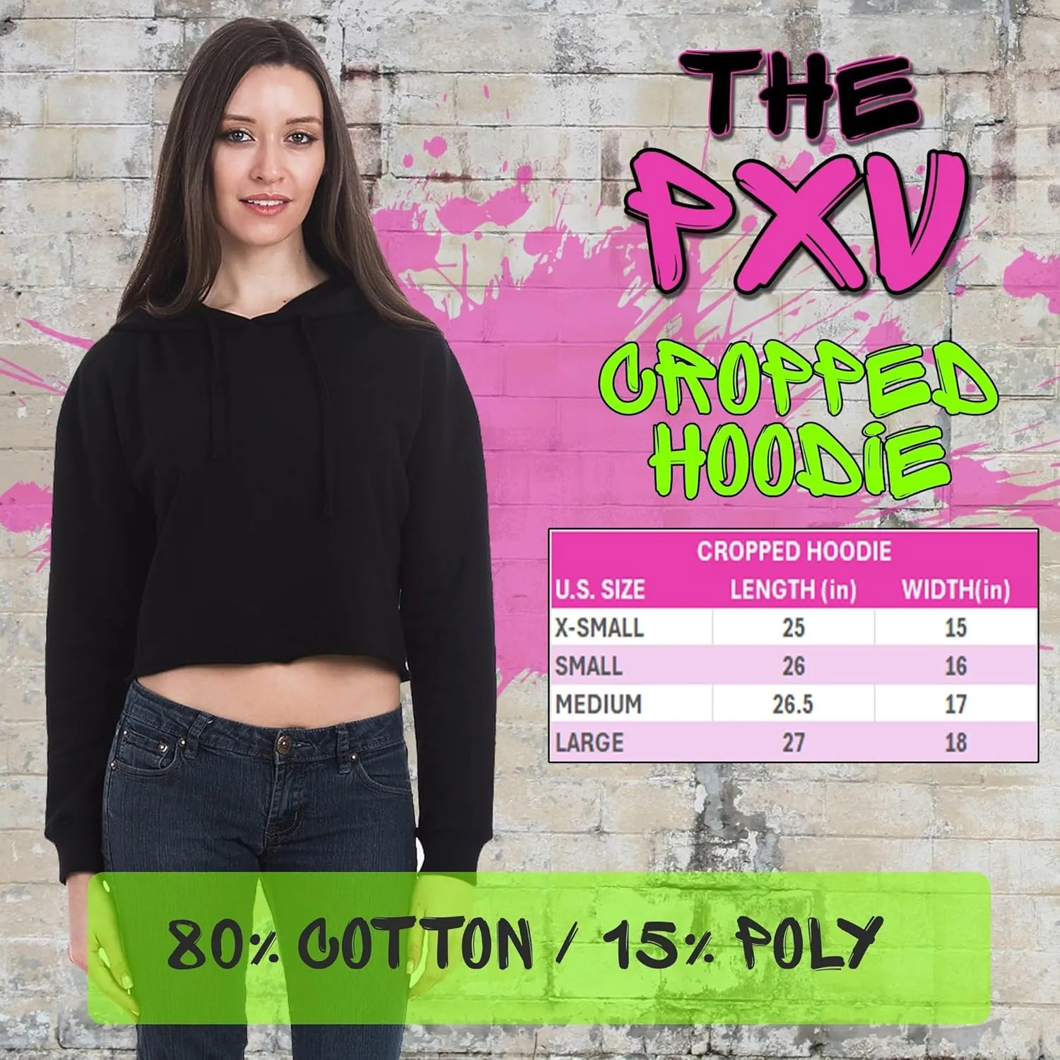 Career Girl Trendsetter Statement Cropped Fleece Hoodie, Soft & Cozy, Trendy Fit