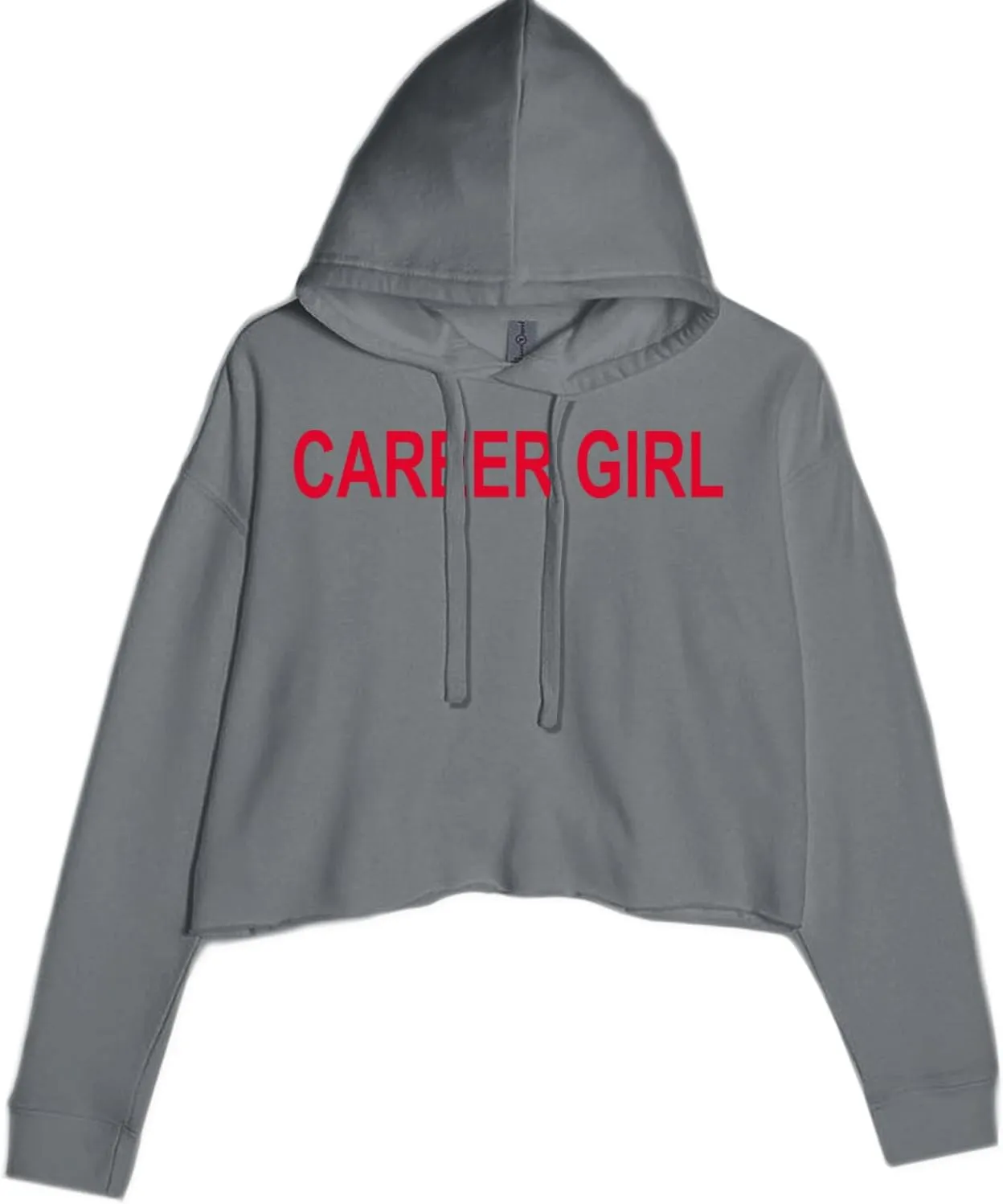 Career Girl Trendsetter Statement Cropped Fleece Hoodie, Soft & Cozy, Trendy Fit