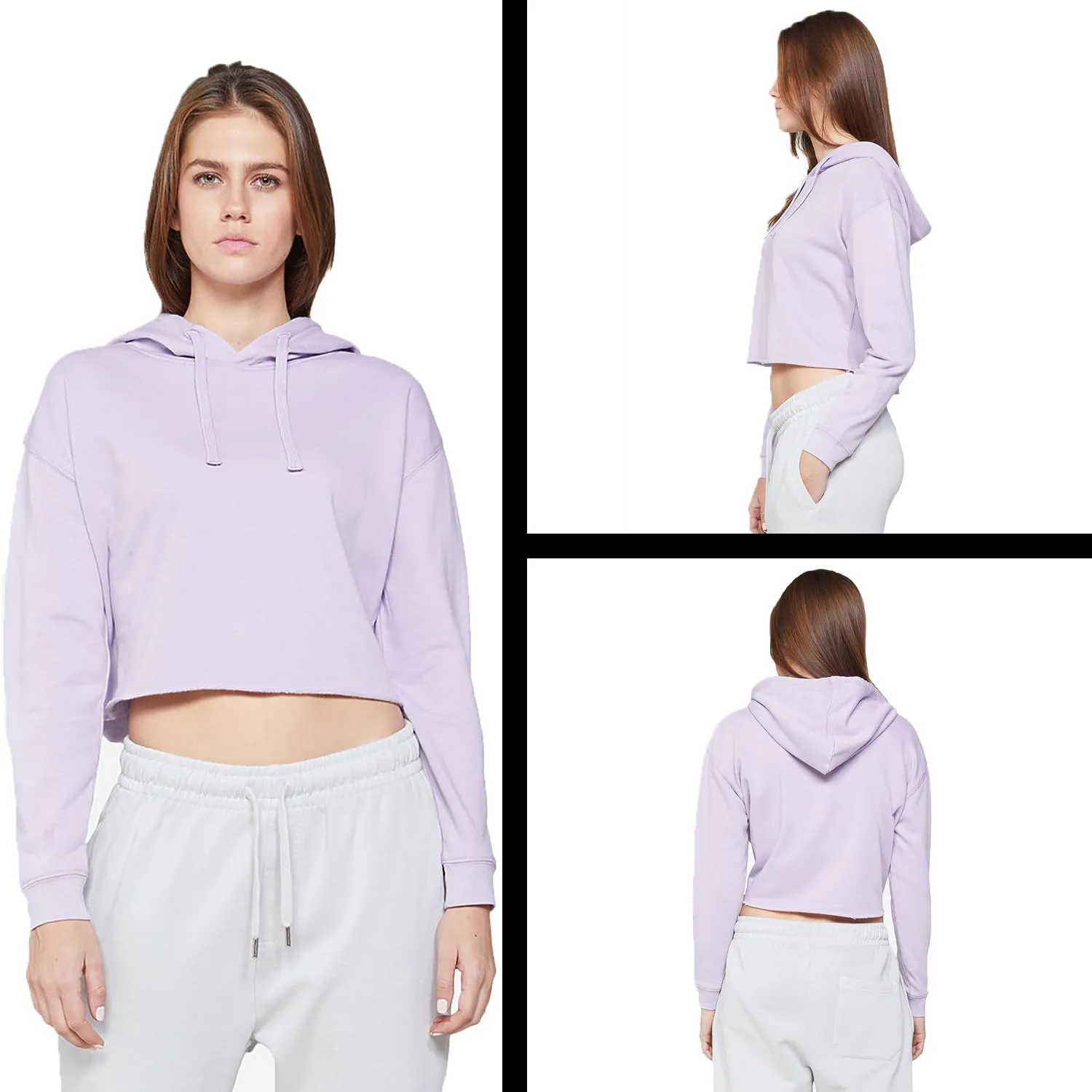 Career Girl Trendsetter Statement Cropped Fleece Hoodie, Soft & Cozy, Trendy Fit
