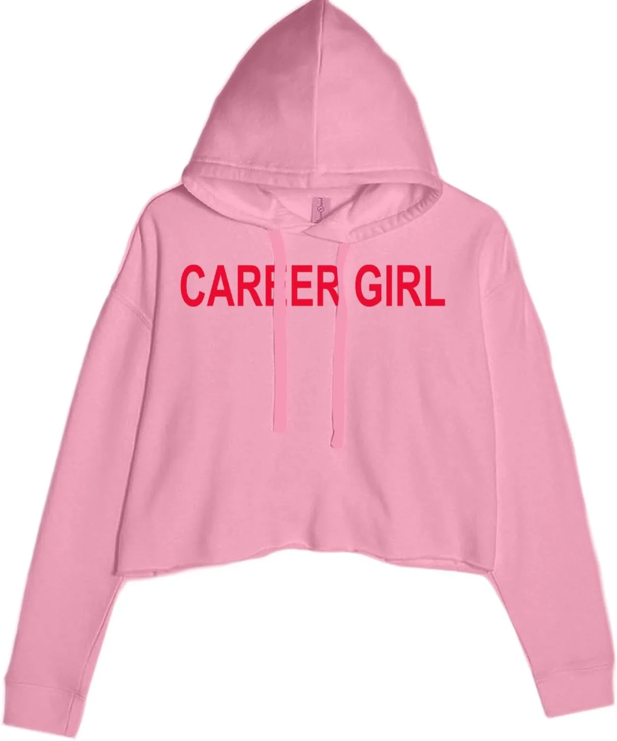 Career Girl Trendsetter Statement Cropped Fleece Hoodie, Soft & Cozy, Trendy Fit