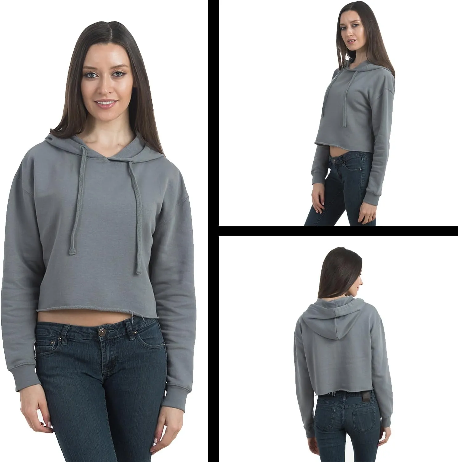 Career Girl Trendsetter Statement Cropped Fleece Hoodie, Soft & Cozy, Trendy Fit