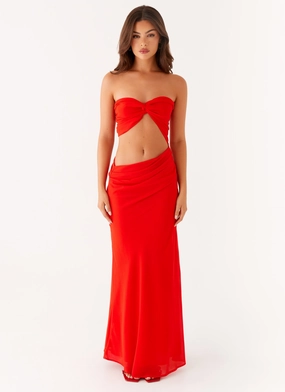 Carla Maxi Dress - Red Carla Maxi Dress - Red