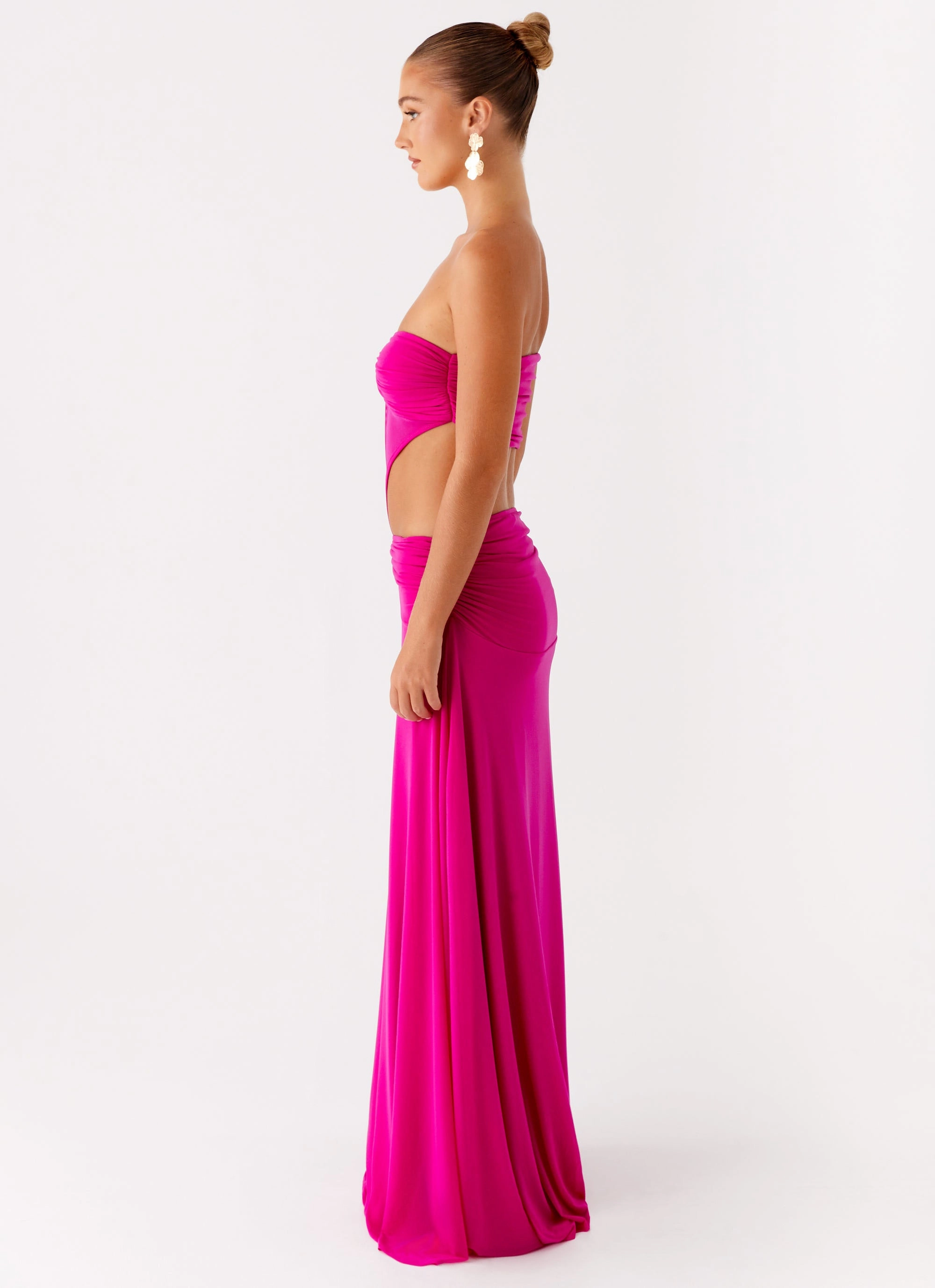 Carlene Maxi Dress - Fuchsia
