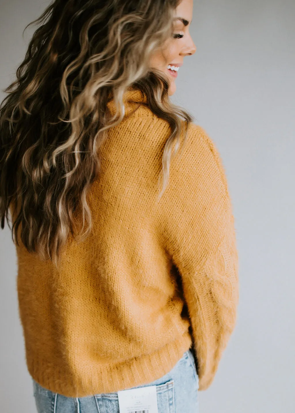 Carlin Turtleneck Cable Sweater FINAL SALE