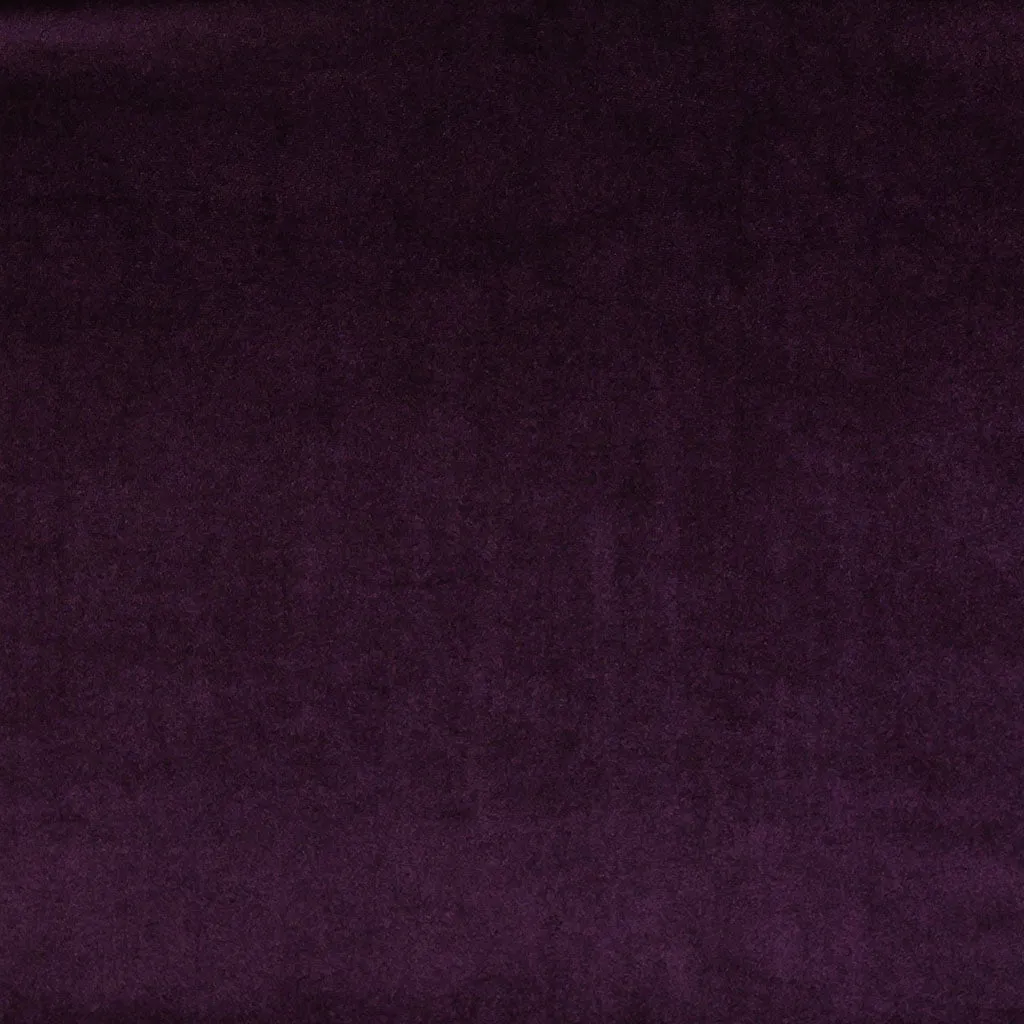 Carlotta Purple Stretch Panne Velvet Jersey Fabric from John Kaldor Sample