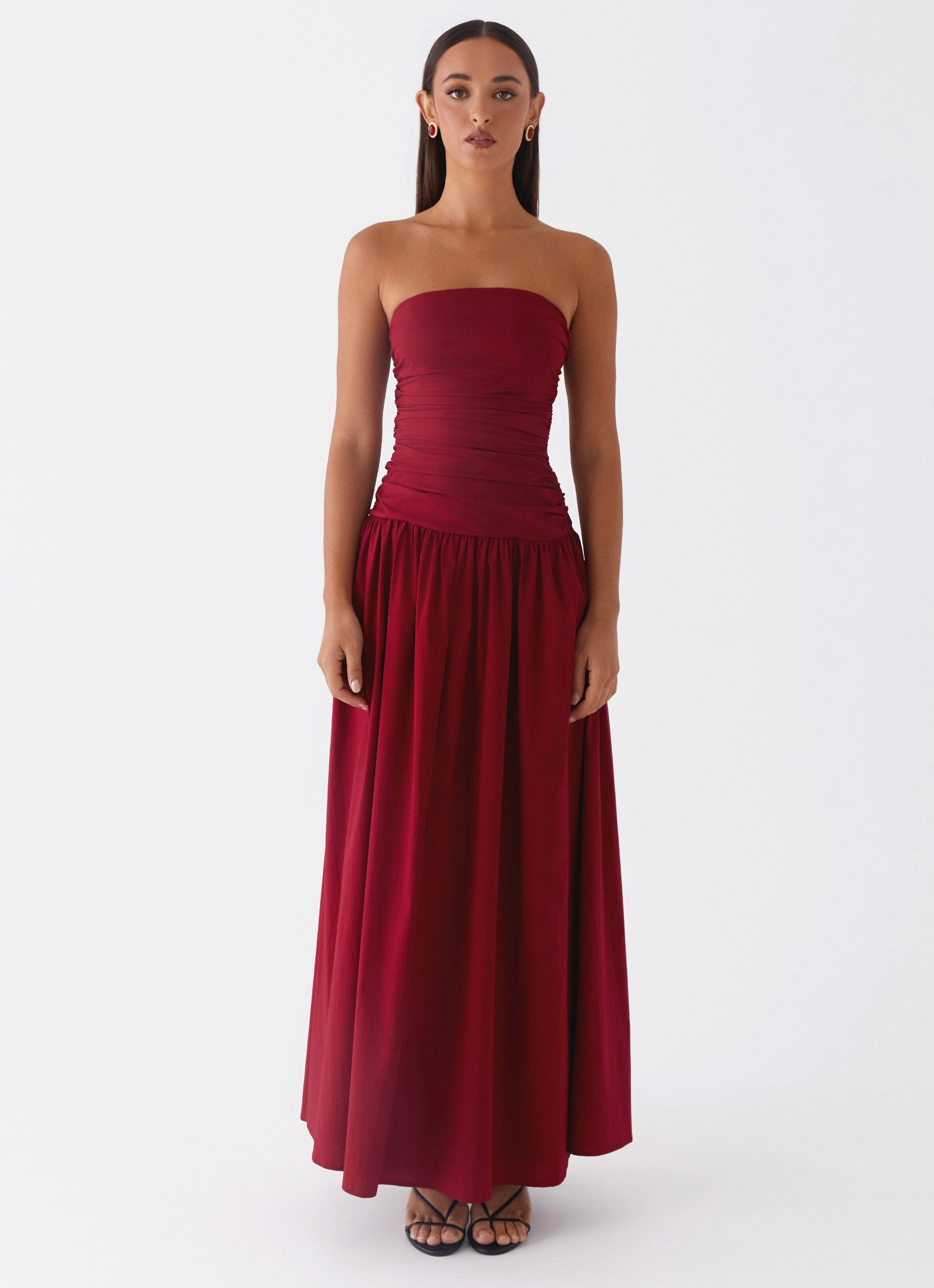 Carmel Maxi Dress - Merlot