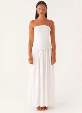 Carmel Maxi Dress - White Carmel Maxi Dress - White