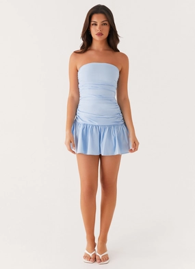 Carmel Mini Dress - Blue Carmel Mini Dress - Blue