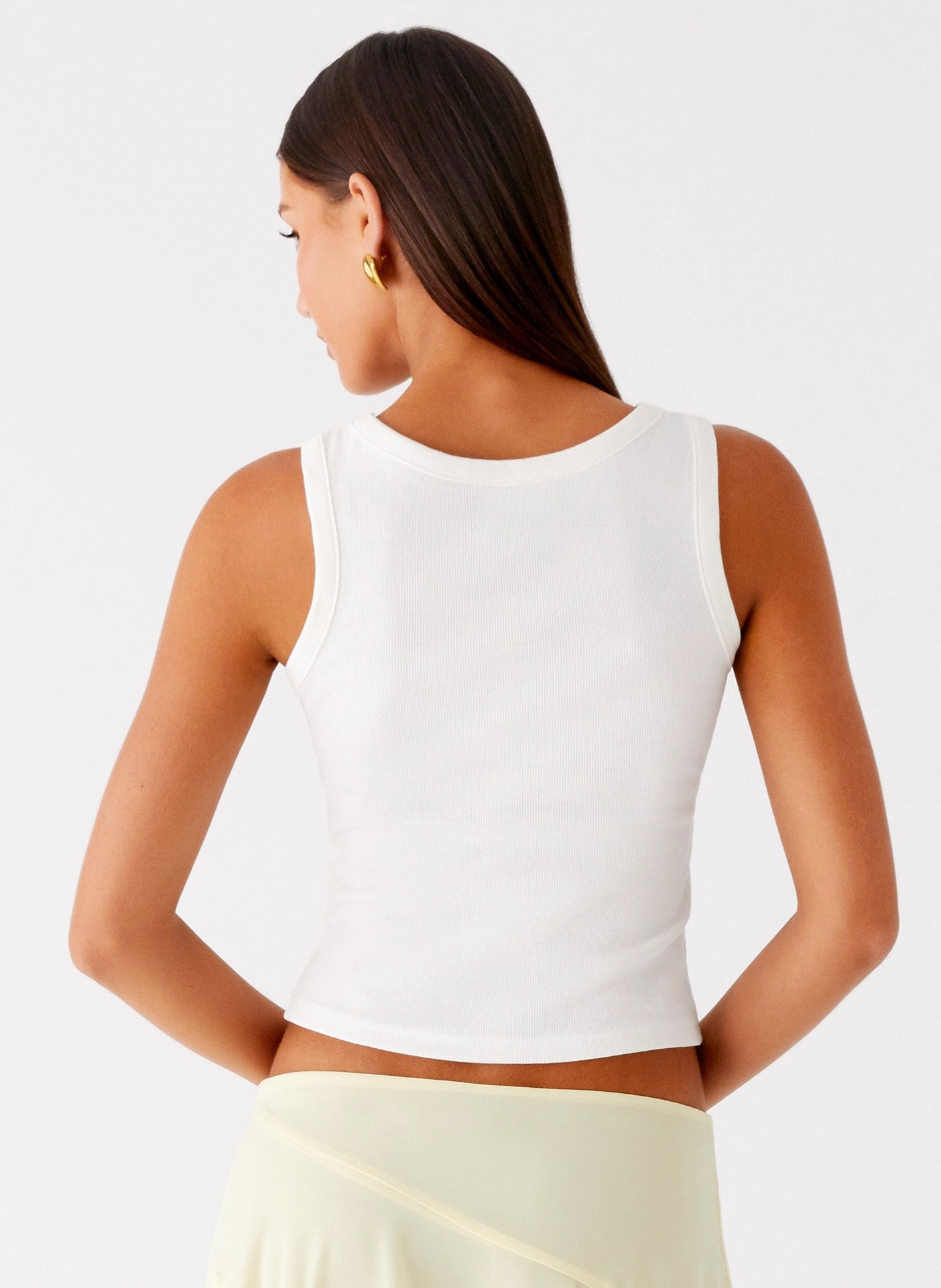 Carmela Tank Top - White