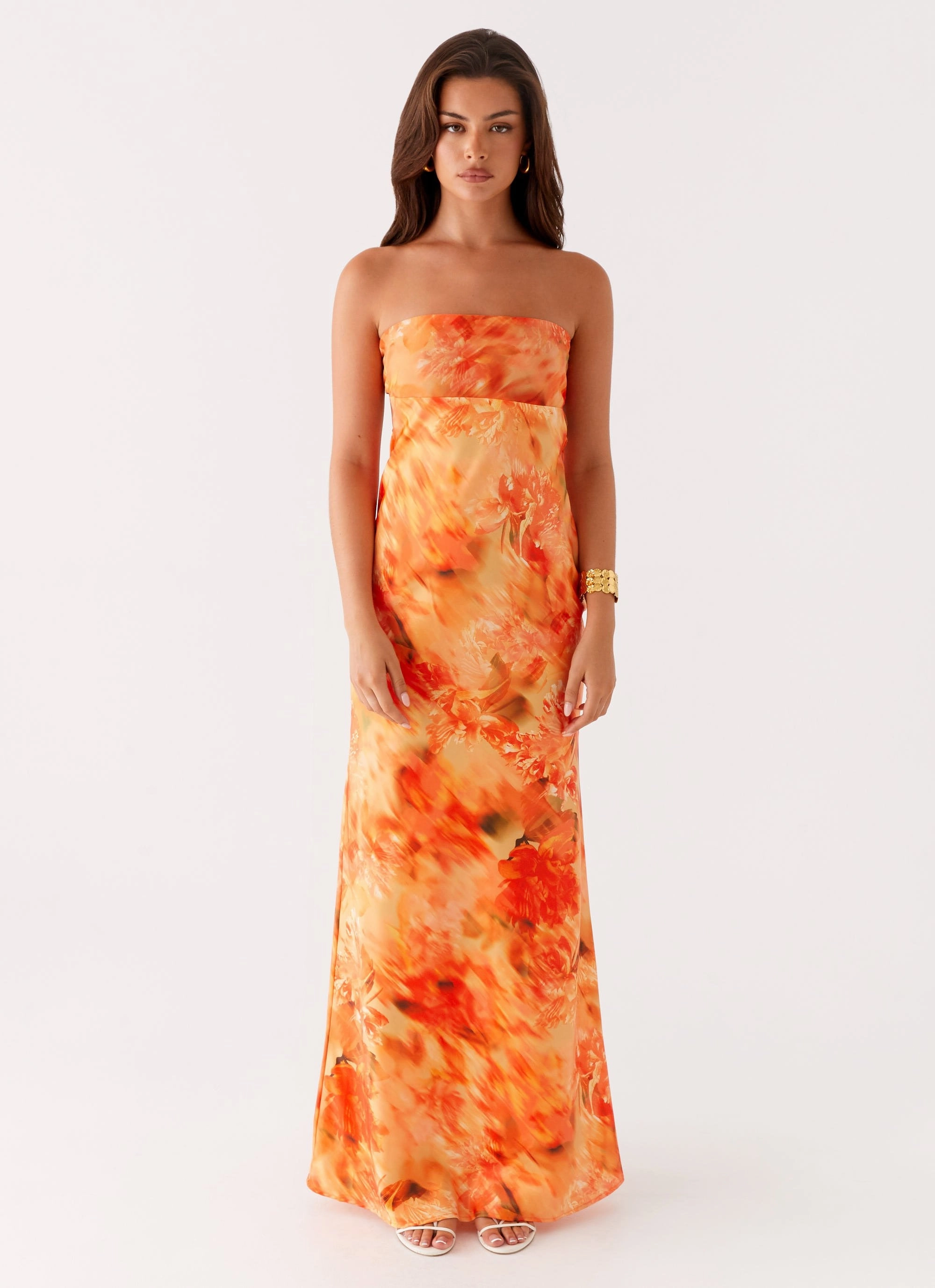 Carmen Maxi Dress - Sunset Floral